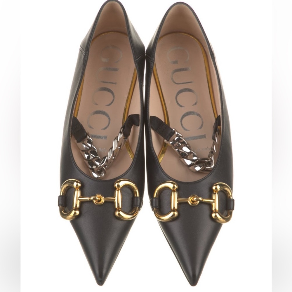 Gucci leather Flats - Picture 2 of 5